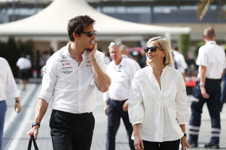 Toto und Susie Wolff