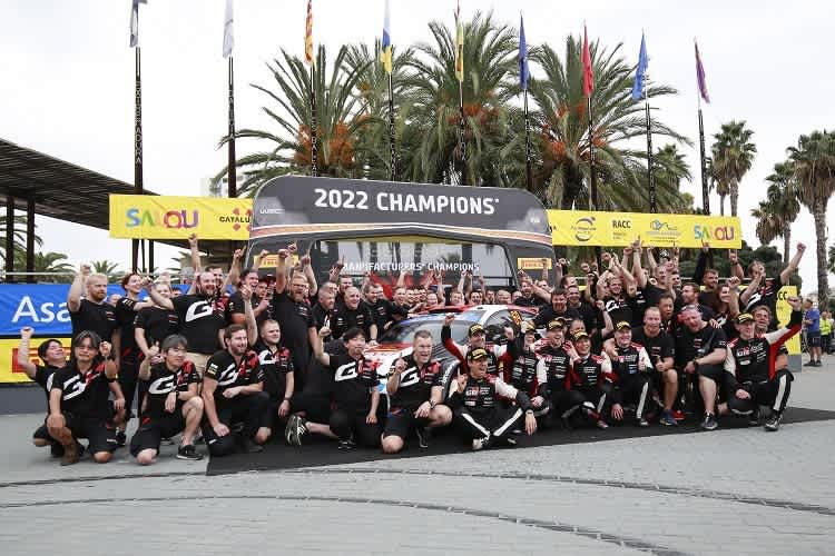 Die Meistertrupped von Toyota