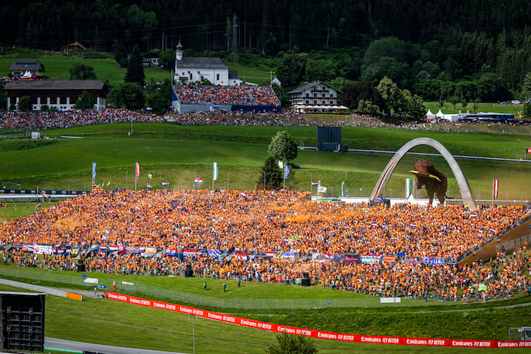 Die Fans kamen am Red Bull Ring auf ihre Kosten