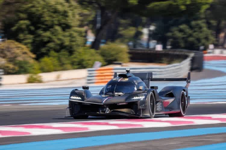 Der Alpine A424 beim Test in Paul Ricard