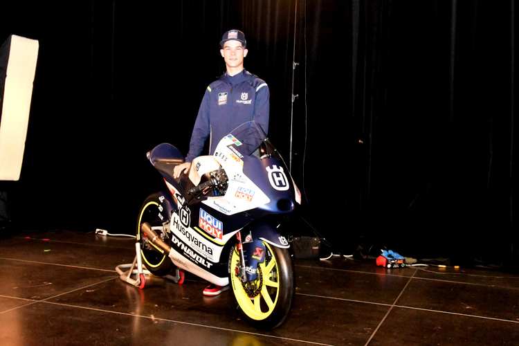 Collin Veijer heute in Memmingen mit seiner Moto3-Husqvarna