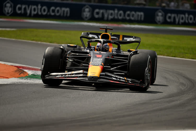 Max Verstappen blieb im ersten Training in Monza der Schnellste