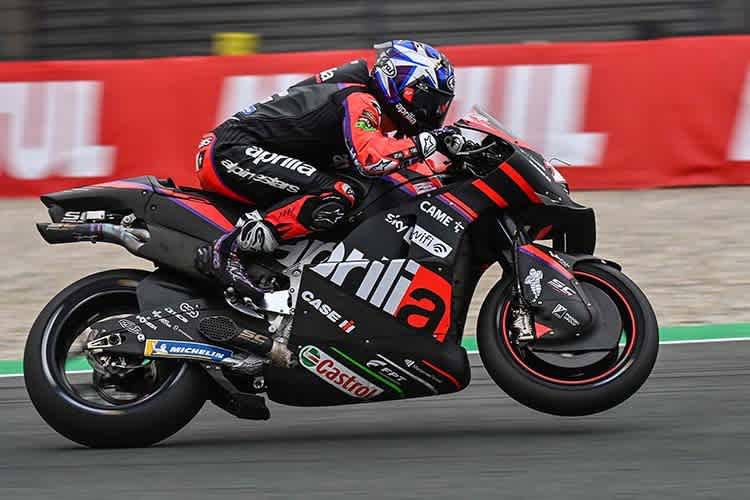 Maverick Viñales debütierte 2021 beim Aragón-GP auf der Aprilia