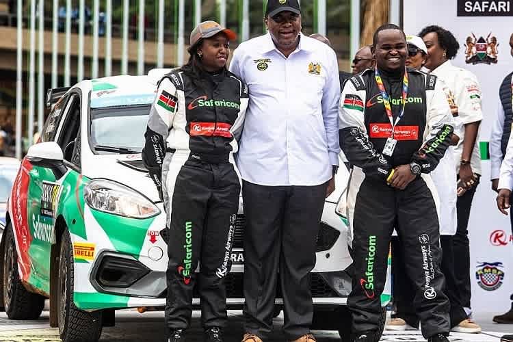 Maxime Wahome und Kenia-Präsident Uhuru Kenyatta