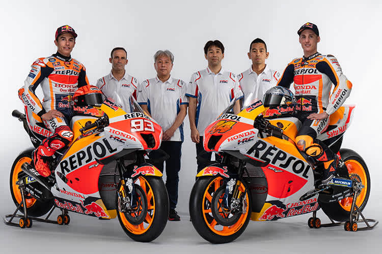 Repsol-Honda-Teamvorstellung 2022: Márquez, Puig, Wakabayashi, Kuwata, Yokoyama und Pol Espargaró