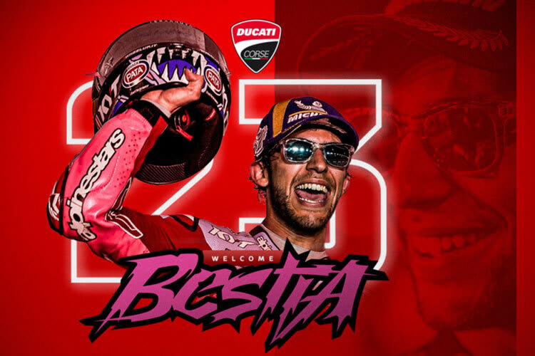Willkommen bei Lenovo Ducati: Enea Bastianini