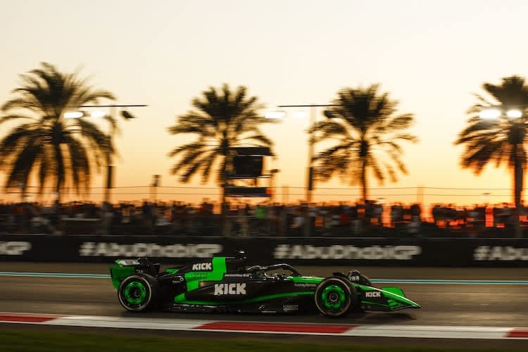 Valtteri Bottas in Abu Dhabi
