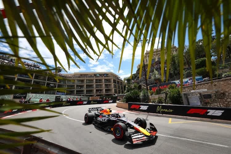 Max Verstappen in Monte Carlo