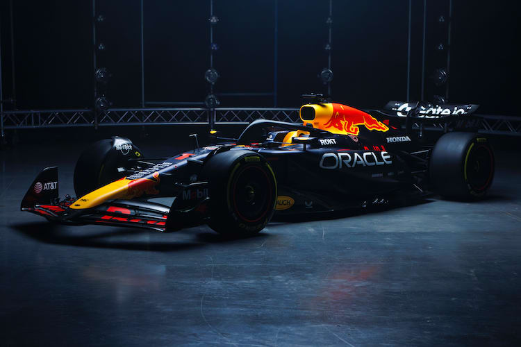 Der neue Rennwagen von Max Verstappen und Liam Lawson