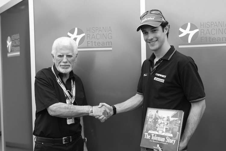 Ted Toleman und Bruno Senna in Melbourne 2010