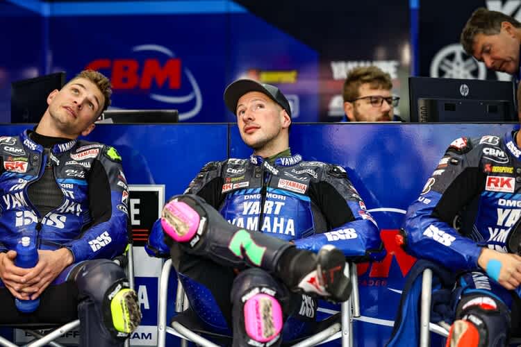 Marvin Fritz (Mitte) war am Freitag bisher der schnellste Pilot