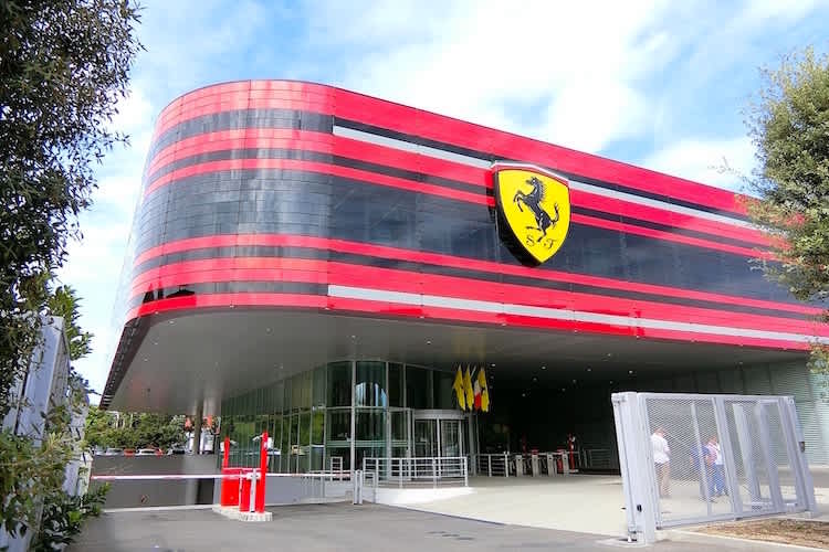 Die Rennwagenabteilung von Ferrari