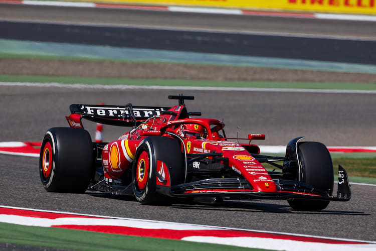 Charles Leclerc im Ferrari