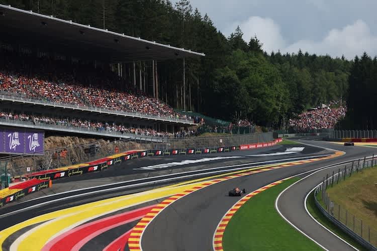 Am Circuit de Spa-Francorchamps in Belgien