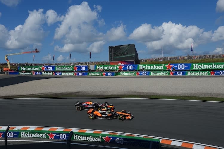 Max Verstappen gegen Lando Norris 2024 in Zandvoort