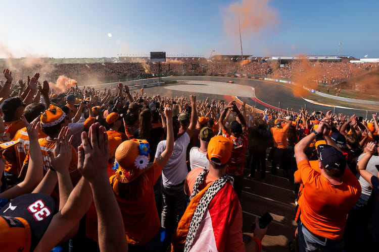 Alles ist angerichtet für die grosse Party in Zandvoort