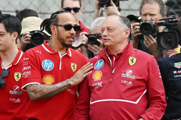 Lewis Hamilton und Fred Vasseur