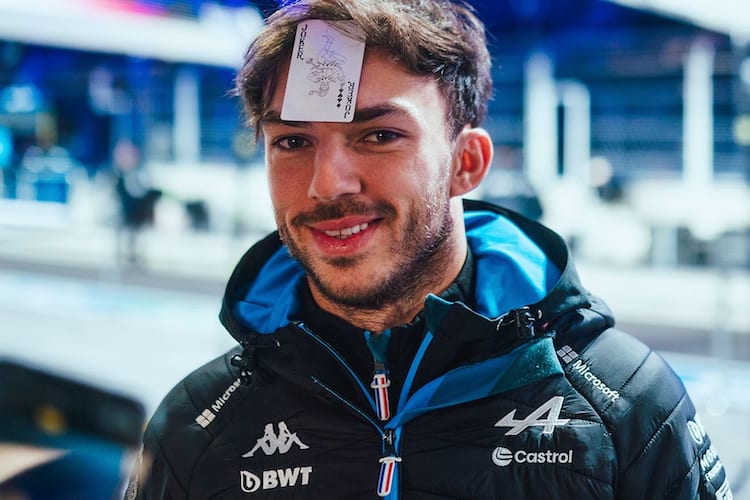 Pierre Gasly albert herum in Las Vegas