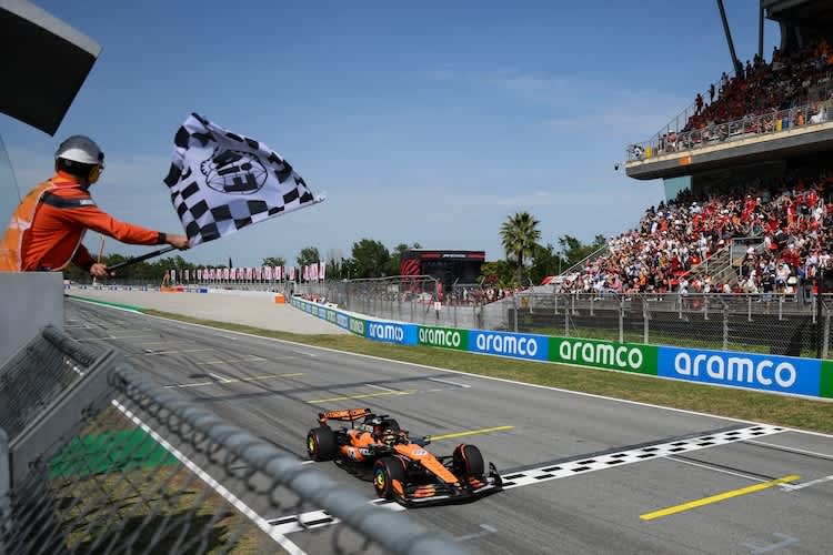 Oscar Piastri gewinnt den Grossen Preis von Spanien