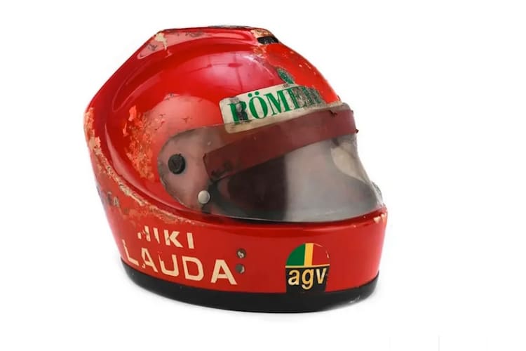 Der Helm von Niki Lauda