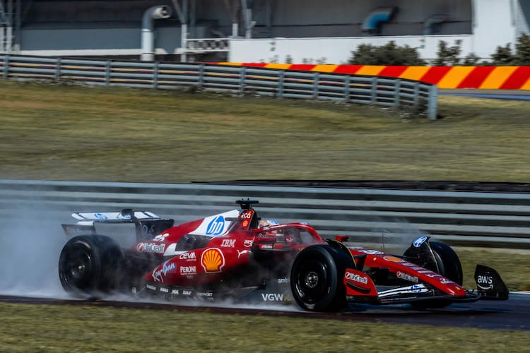 Guanyu Zhou in Fiorano