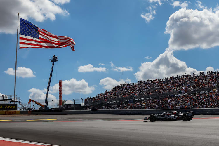 Haas beim Heimauftritt in Texas 2024