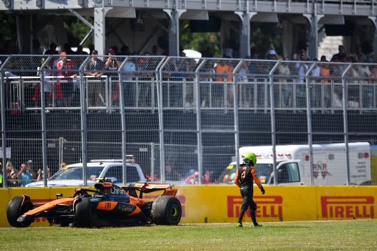 Lando Norris in Kanada