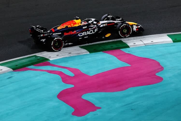 Max Verstappen in Jeddah 2024