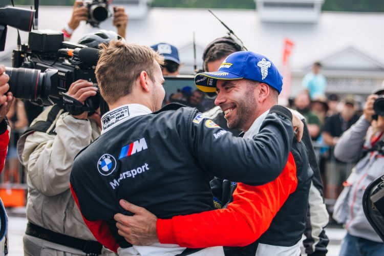 Philipp Eng (re.) mit Dries Vanthoor