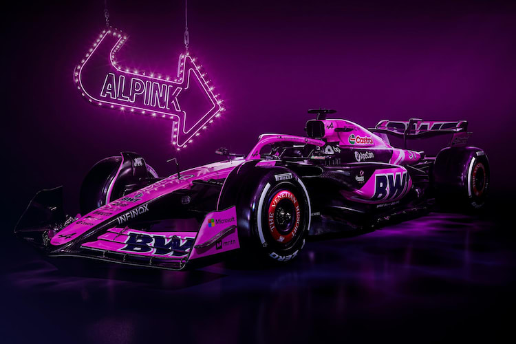 Alpine tritt wieder in Pink an