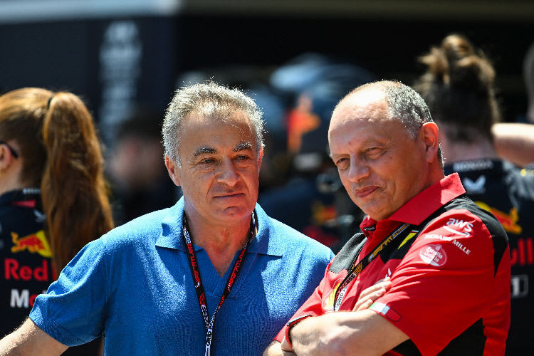 Jean Alesi und Fred Vasseur in Monaco