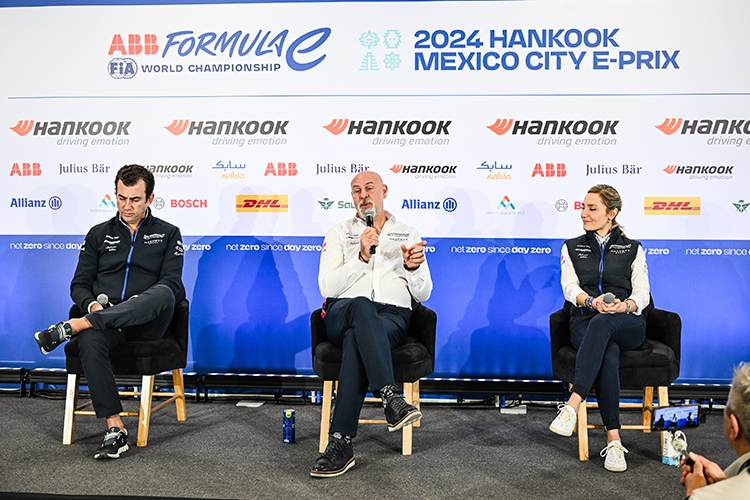 Pläne für morgen: FE-Mitbegründer Alberto Longo, CEO Jeff Dodds und Julia Palle, Vizepräsidentin für Nachhaltigkeit (von links). 