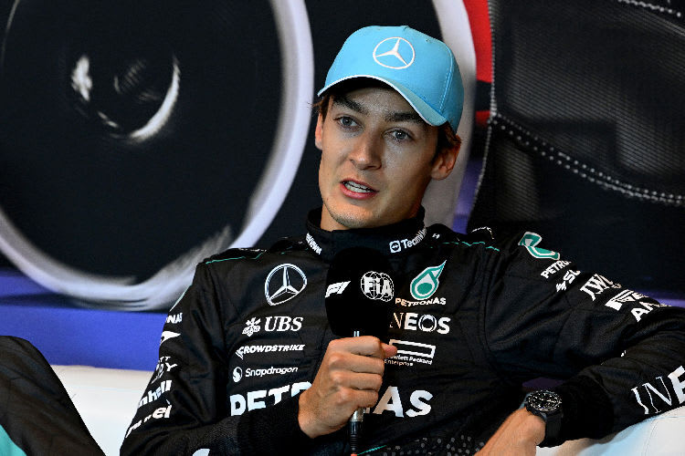 George Russell in Kanada