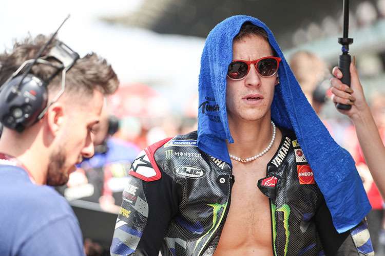 In diesem Jahr wenig zu lachen: Fabio Quartararo, Yamaha