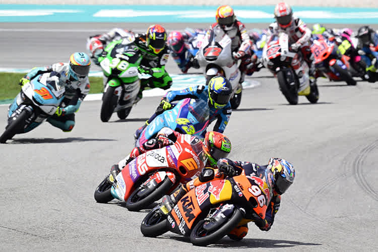 Moto3: Windschatten-Züge, Rad-an-Rad-Duelle.