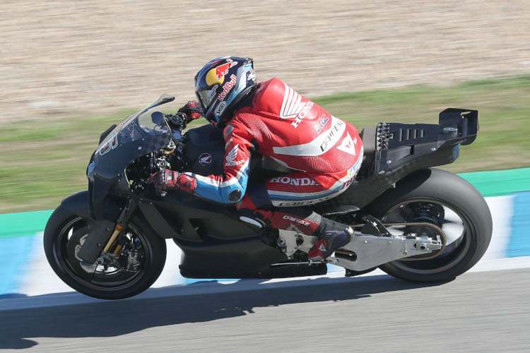 Honda arbeitet unter anderem an der Schwinge