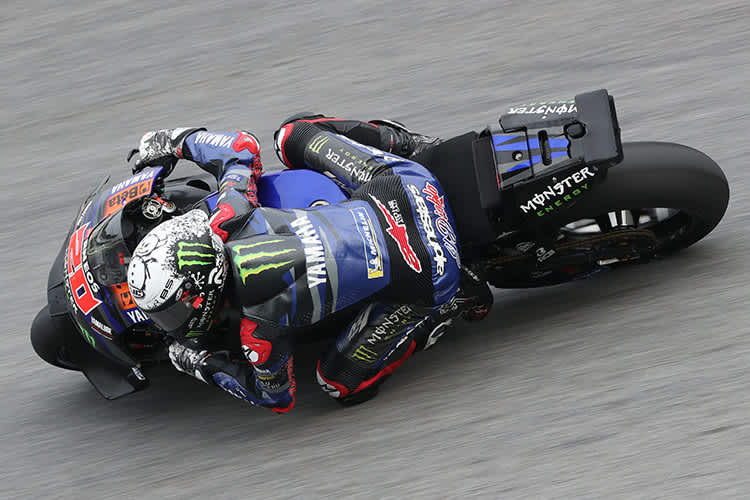 Solider Tag: Fabio Quartararo war sowohl bei Rundenzeit wie Topspeed vorn mit dabei.