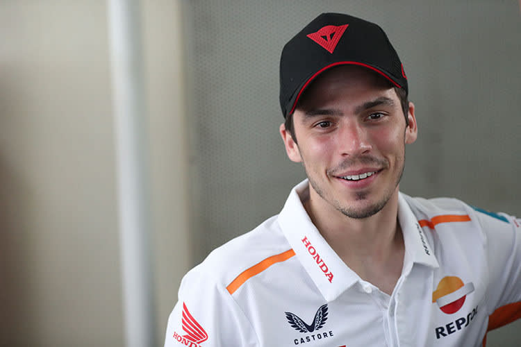 Hat seinen Teamkollegen Luca Marini bislang voll im Griff: Joan Mir.