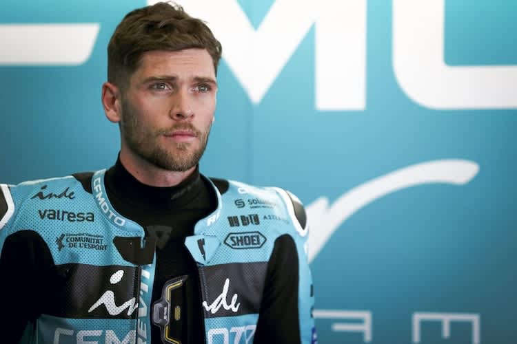 Im aktuellen Design des CFMOTO-Teams durfte Jake Dixon verletzungsbedingt noch kein Moto2-Rennen bestreiten