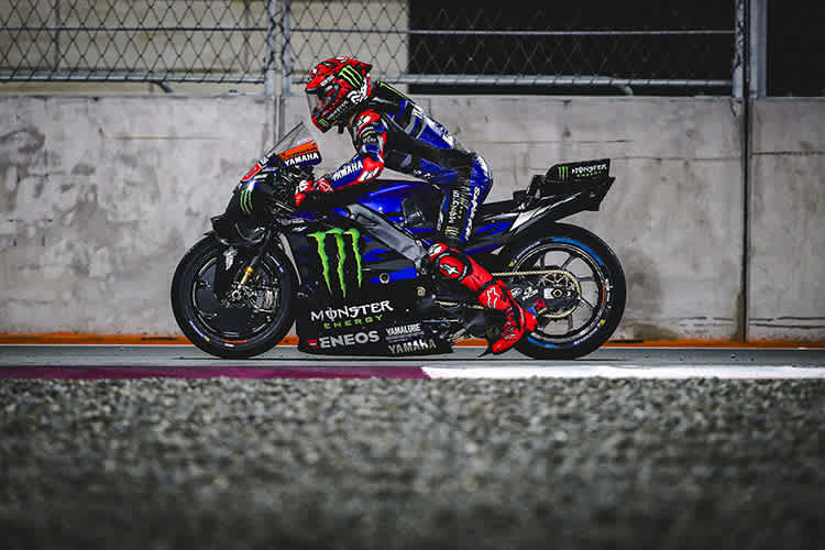 Der Yamaha von Fabio Quartararo fehlt es 2024 in allen Bereichen.