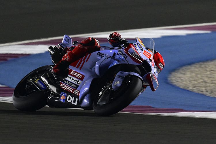 Marc Márquez, Gresini Ducati: fehlerfreier Start in die Saison.