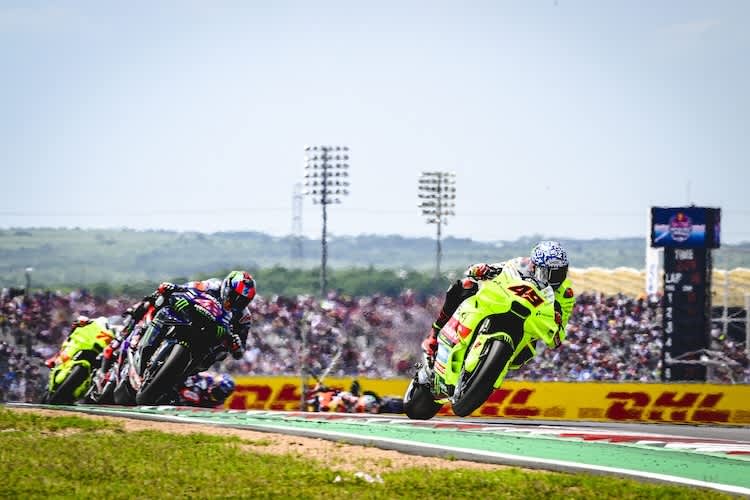 Das knallt. Die VR46-Racing Ducati war auch in Texas nicht zu übersehen. Platz sechs für Fabio Di Giannantonio
