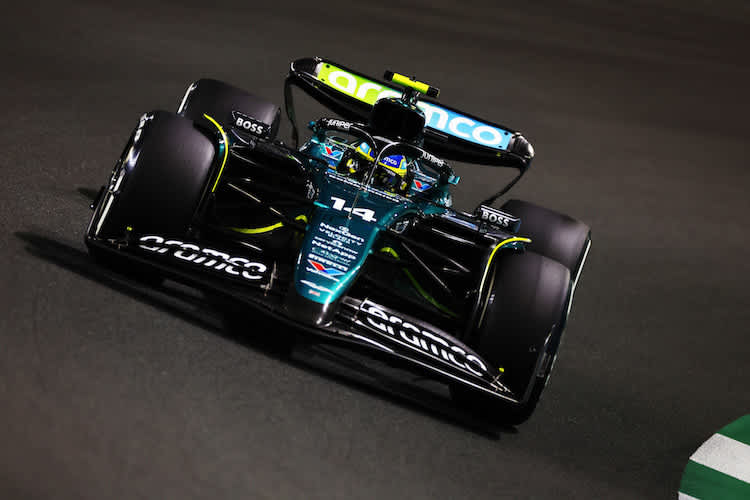 Fernando Alonso in Jeddah
