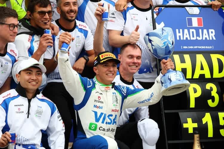 Platz 3 für den jungen Isack Hadjar in Zandvoort