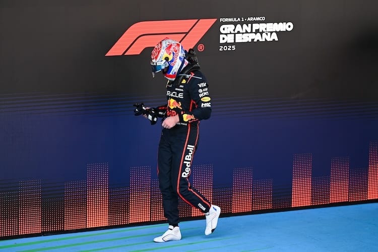 Max Verstappen in Spanien