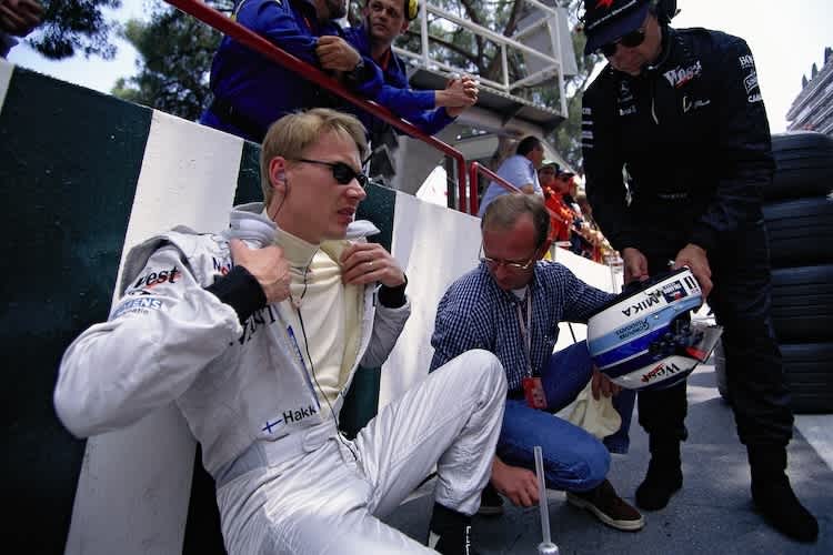 Mika Häkkinen 1998 in Monte Carlo