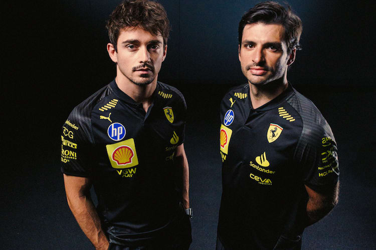 Charles Leclerc und Carlos Sainz