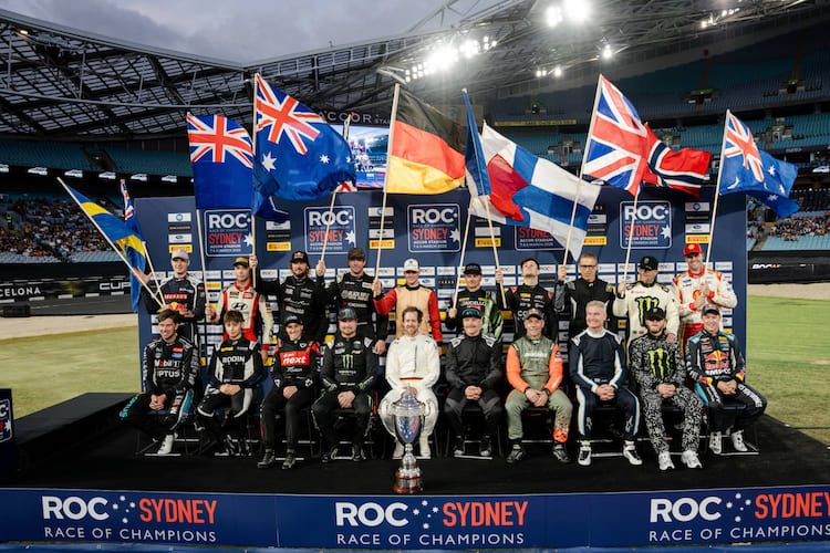 Die Fahrer beim Race of Champions 2025