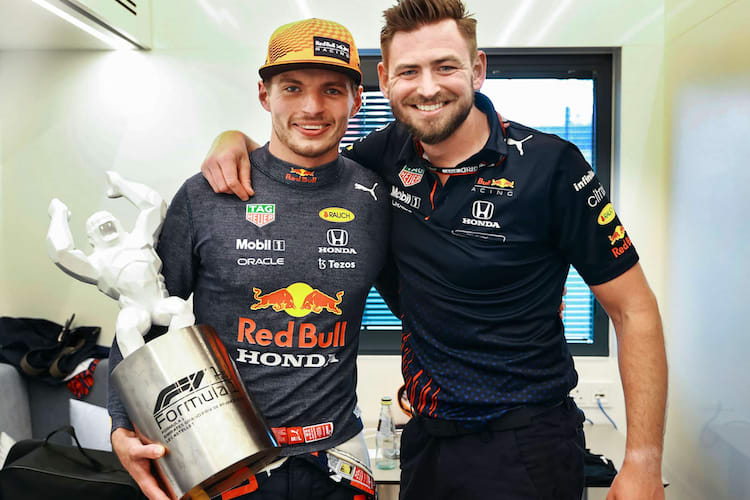 Max Verstappen und Bradley Scans