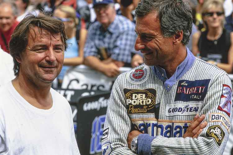 René Arnoux und Riccardo Patrese in Goodwood